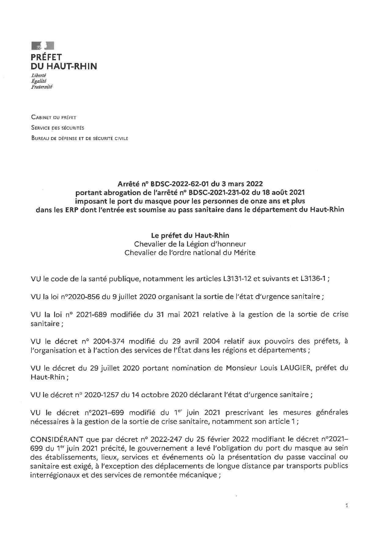 AP 2022 03 03 abrog port masque ERP